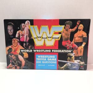 Vintage WWF Trivia Game 1998 Cardinal No. 32600 *Complete* Rock Rookie Card